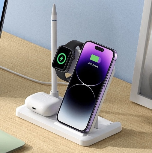 XO- 4 in 1 Wireless Charger WX033 15W White