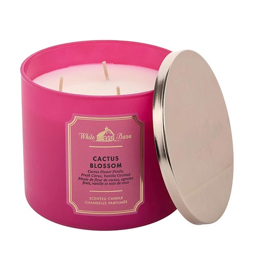 White Barn Cactus Blossom 3-Wick Candle