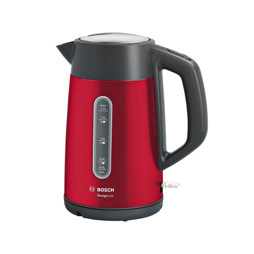 Bosch DesignLine Stainless Steel Cordless Kettle, 1.7 Litres, 3000W - Black