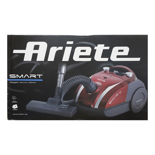 Ariete 2735 Smart Trailed Vacuum Cleaner with Bag - Red / Black