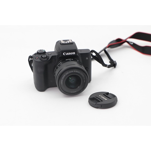 Canon EOS M50 Mark II Mirrorless Camera + EF-M 15-45 mm f/3.5-6.3