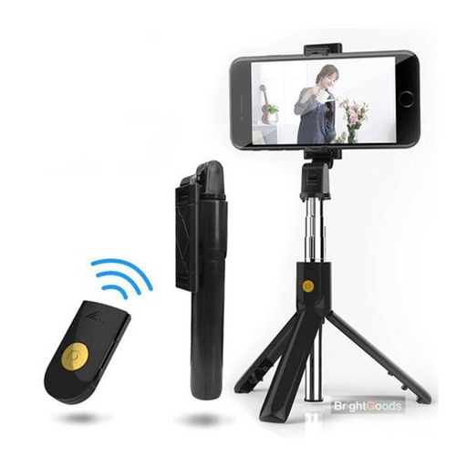 Universal Selfie Stick-Stand  UN-TSS03 Black