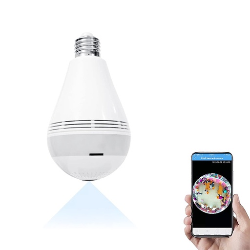 VR CAM V380, Wifi FoodLight  Security Camera