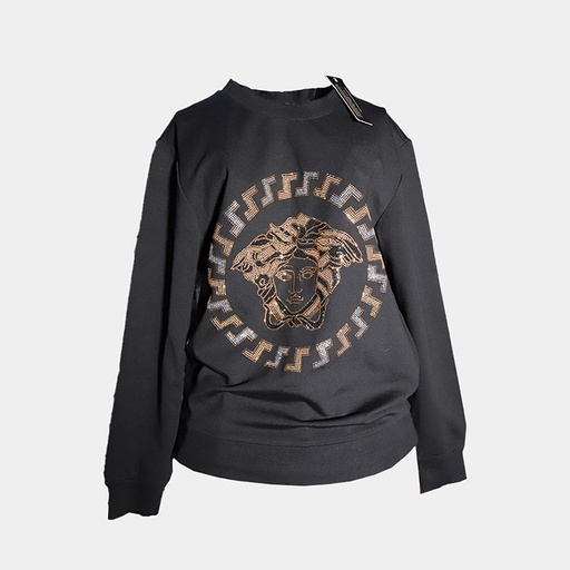 Versace long Sleeve Shirt Black With Motifs Size: M