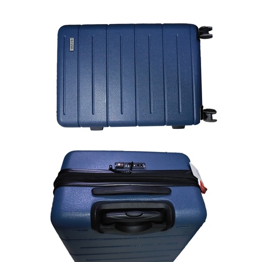 Wave Textured Hardcase Luggage Trolley Bag With Retractable Handle