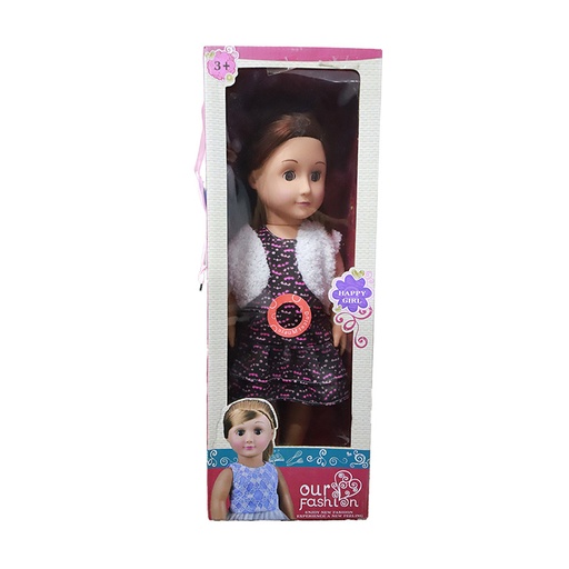 Our Fashion Happy Girl Doll 3+