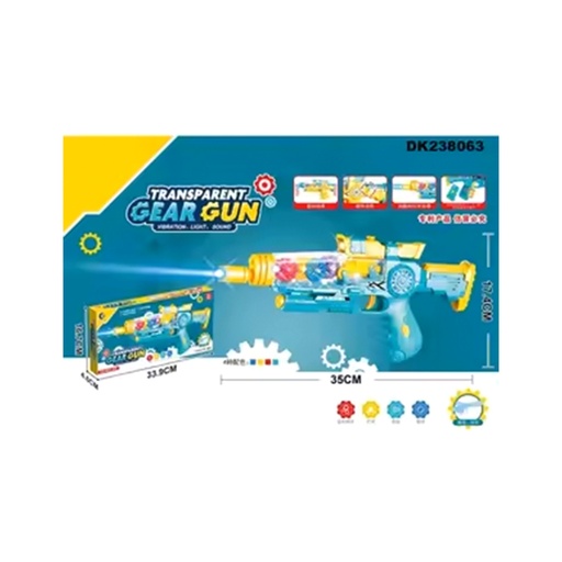 Kid Gun Toy Pistola De Agua juguete Gear Toys Transformation Vibrating Gun with Sound