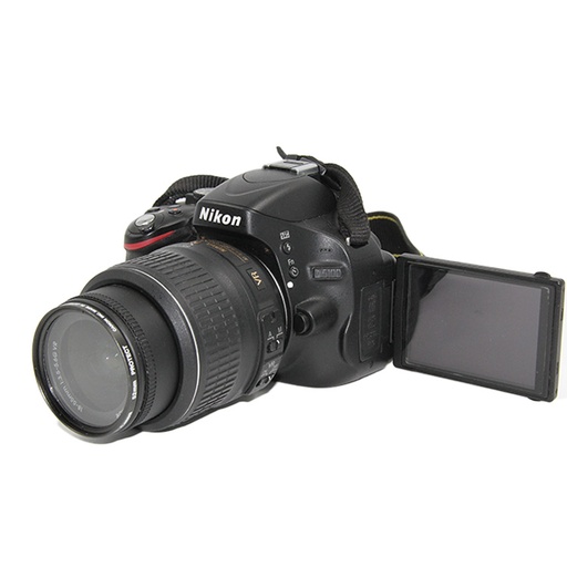 كاميرا نيكون D5100 الرقمية ، 18-55 ملم f / 3.5-5.6 عدسة تكبير تلقائي التركيز- S نيكور