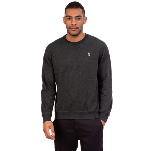 U.S. Polo ASSN 118643Y3 , Solid Crew Neck Sweatshirt, SIZE: XL