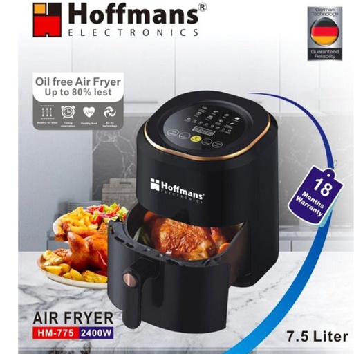 Hoffmans Electronics, Oil Free Air Fryer Up To 80 % Less