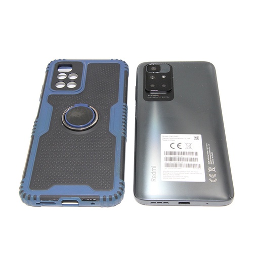 Xiaomi Redmi 10 2022 6GB 128 GB , Color: Gray + Blue And Black Cover
