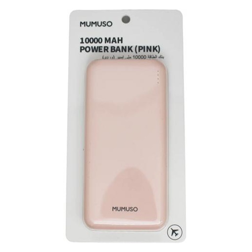 Mumuso 10000mAh Power Bank - X103 - Pink