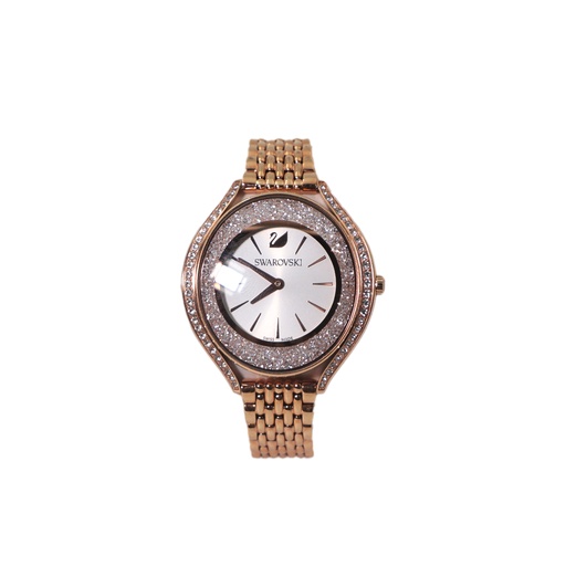Swarovski cas Stainless Steel, Suiss Made , 50 Meter Water Resistant Copper Color