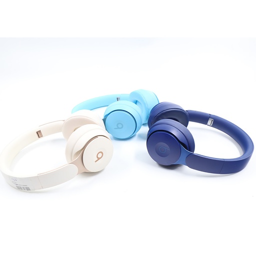 beats Solo Pro Headphones, Wireless Bluetooth Noise Cancelling On-Ear Headphones  ** there are some stains on some items **