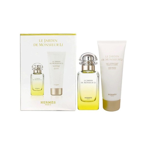 Hermes Le Jardin De Monsieur Li Eau De Toilette  50 ml +  Moisturizing Body Milk 75 ml