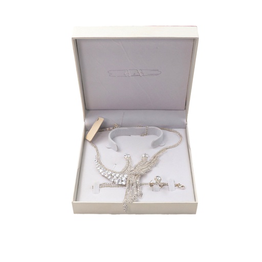 A & H Necklace  Earing  Ring  Bracelet Set