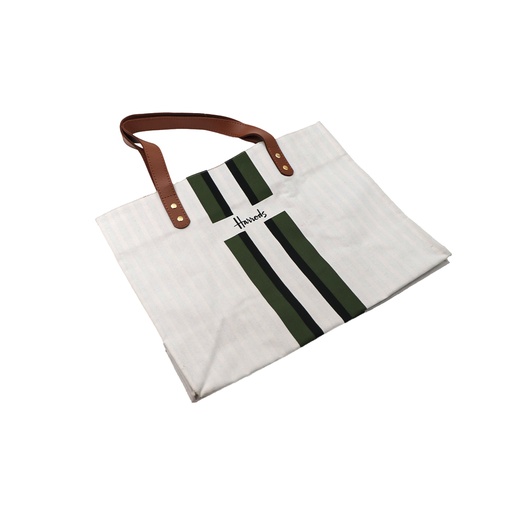 Harrods Logo Stripe Grocery Shopper