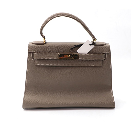 Grey Leather Crossbody Purses Top Handle Small Handbags