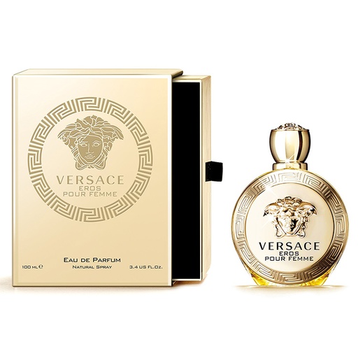 Versace Eros Pour Femme " For Women ",Eau de Parfum Natural Spray 100 ml 3.4 US Fl.Oz