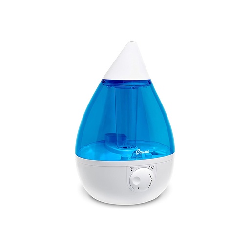 Crane Ultrasonic Cool Mist,  Humidifier, Whisper Quiet - Tank Capacity  1 gal 24 h , No Filter Required , Auto Off