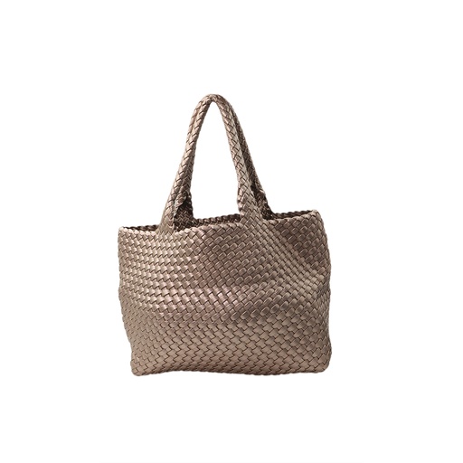 Sunday Monday Pun Pun Fabric Shoulder Bag + Mini Bag - Sand Color