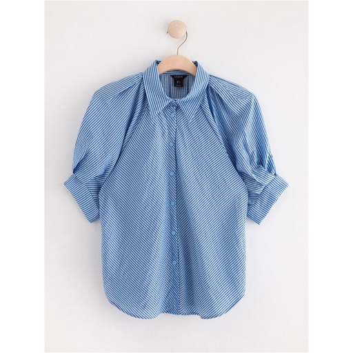 LINDEX Chemisier a Manches Bouffantes Shirt Size - M