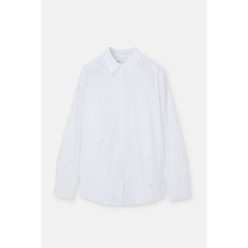 PULL&BEAR Long Sleeve Shirt with Beaded Details *Women* Size - M