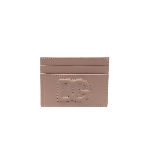 DOLCE & GABBANA DG Logo Card Holder in Leather with Box