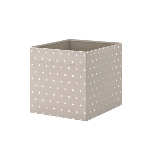 DRONA Box Beige/Dotted 33x38x33cm