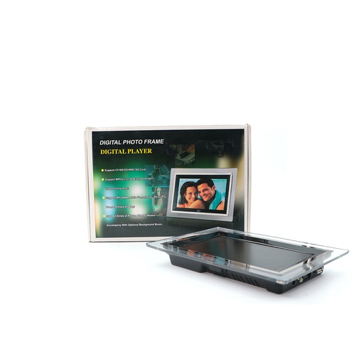 Digital Photo Frame , Function 7 Inch TFT LED, Build In Stereo Speaker , Build In  2 YSB Jack , Support CF Card 4 in 1 Card Reader