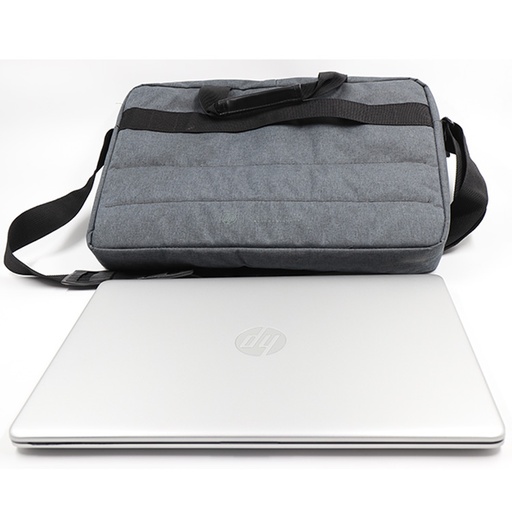 HP Home NoteBook 15S-FQ2000NE 2T2G4EA 15.6 Inch FHD، Intel I3-1115G4، 4GB RAM 256GB SSD Intel UHD Graphics Windows 10 - فضي طبيعي + حقيبة كمبيوتر محمول