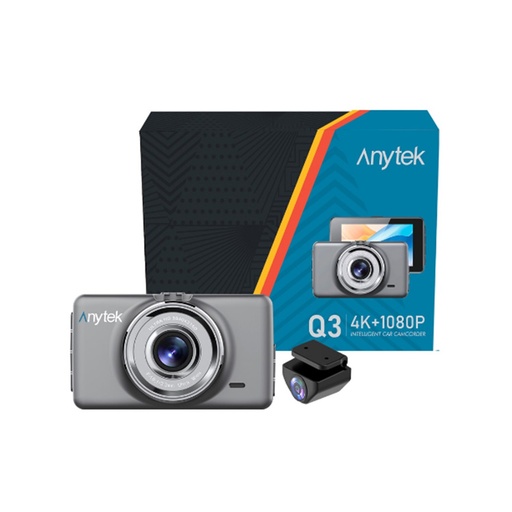 Anytek Q3 4k + 1080 P Intelligent Car CamCorder