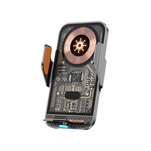 Wireless Induction Car Holder C10, Ultra Thin Metal Fuselage - Build in Battert, Ultra Capacitor