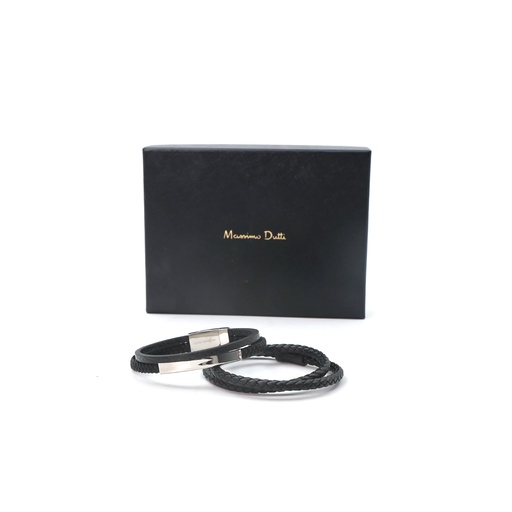 Massimo Dutti necklace And Bracelet - Black