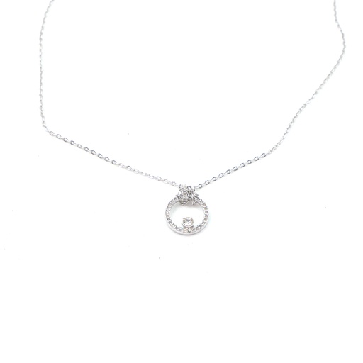 Swarovski White Jewelry Round Necklace