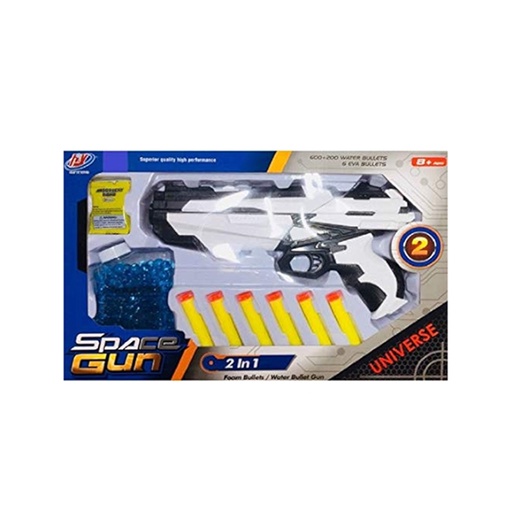 Risekart King Space Gun 2in1 Foam Bullets & Water Bullets(Multicolor) Guns & Darts