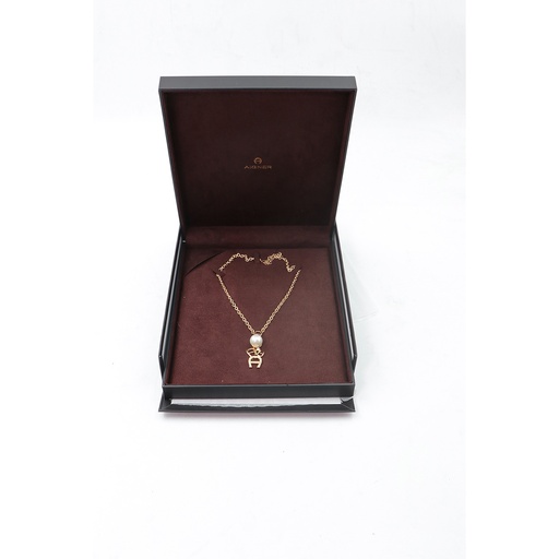 Airgner Crystal Faux Pearl Gold TOne LongPendant Necklace