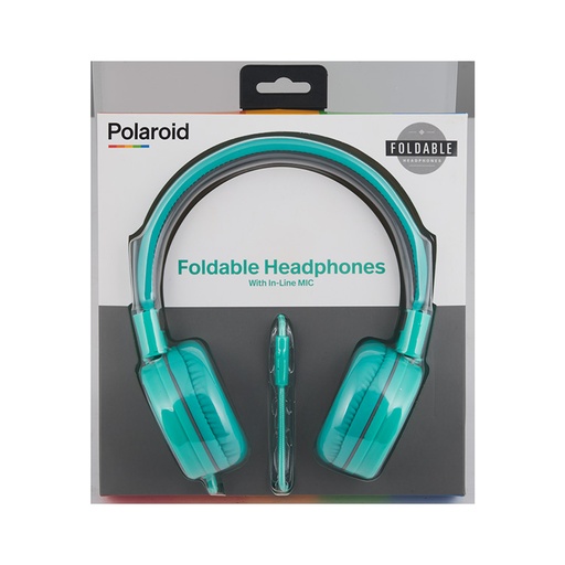 Polaroid Foldable Headphones With In-Line Mic