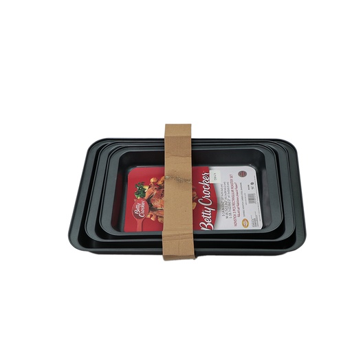 Betty Crocker 3 Piece Roaster Pan Set BC1056