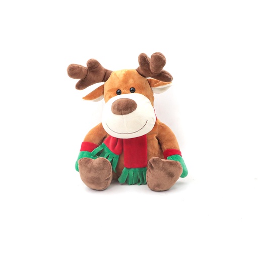 Ultra Soft Stuffed Animal Baby Reindeer Plush Soft Toy - 14 Inch Brown