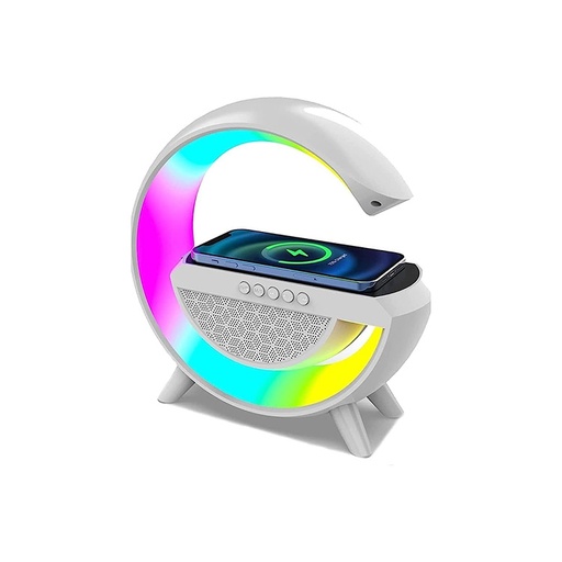 LED Wireless Charging Speaker BT 2301, Wireless Charging , Seven Color Selection Radio Fm Extra Long Stable