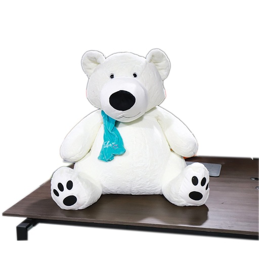 Teddy Bear Big Snow Bear With Scarf