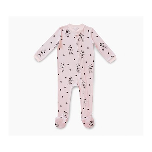 Pottery Barn Disney Minnie Mouse Organic Nursery Pajama, Size: 6-9 month