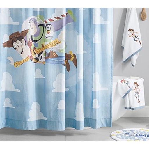 Disney  Pixar Toy Story Shower Curtain,  Pottery Barn Kids  72 in x 72 in