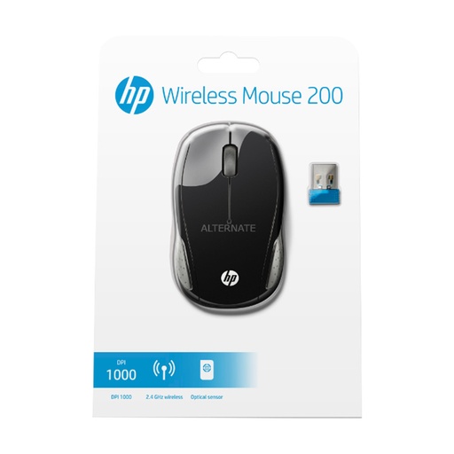 Wireless Mouss 200, Dpi 1000 2.4 GHz Wireless Optical Sensor