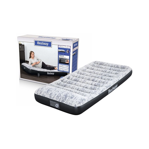BestWay Air Mattress BestWay Single, 188 x 99 x 30 Cm Gray