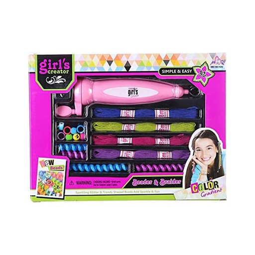 Girls Creator Simple & Easy Beader & Braider