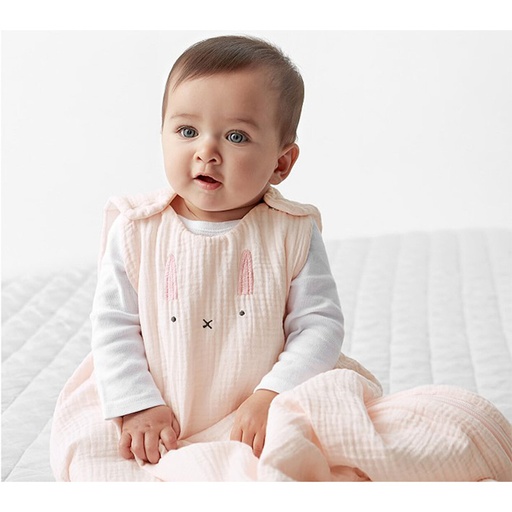 Pottery Barn Baby Bunny Muslin Tencel Wearable Blanket