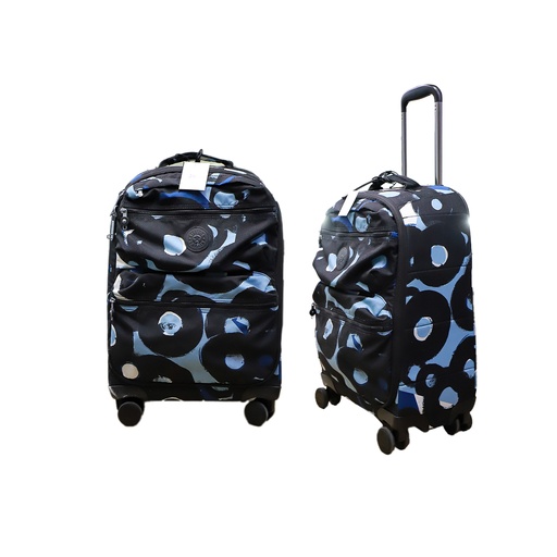Darcey Small Printed Carry-On Rolling Luggage
