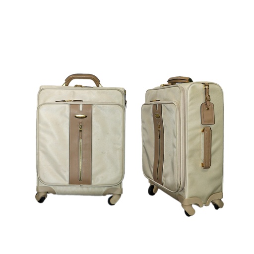 Samsonite Leather - Trimmed Suitcase Size: M